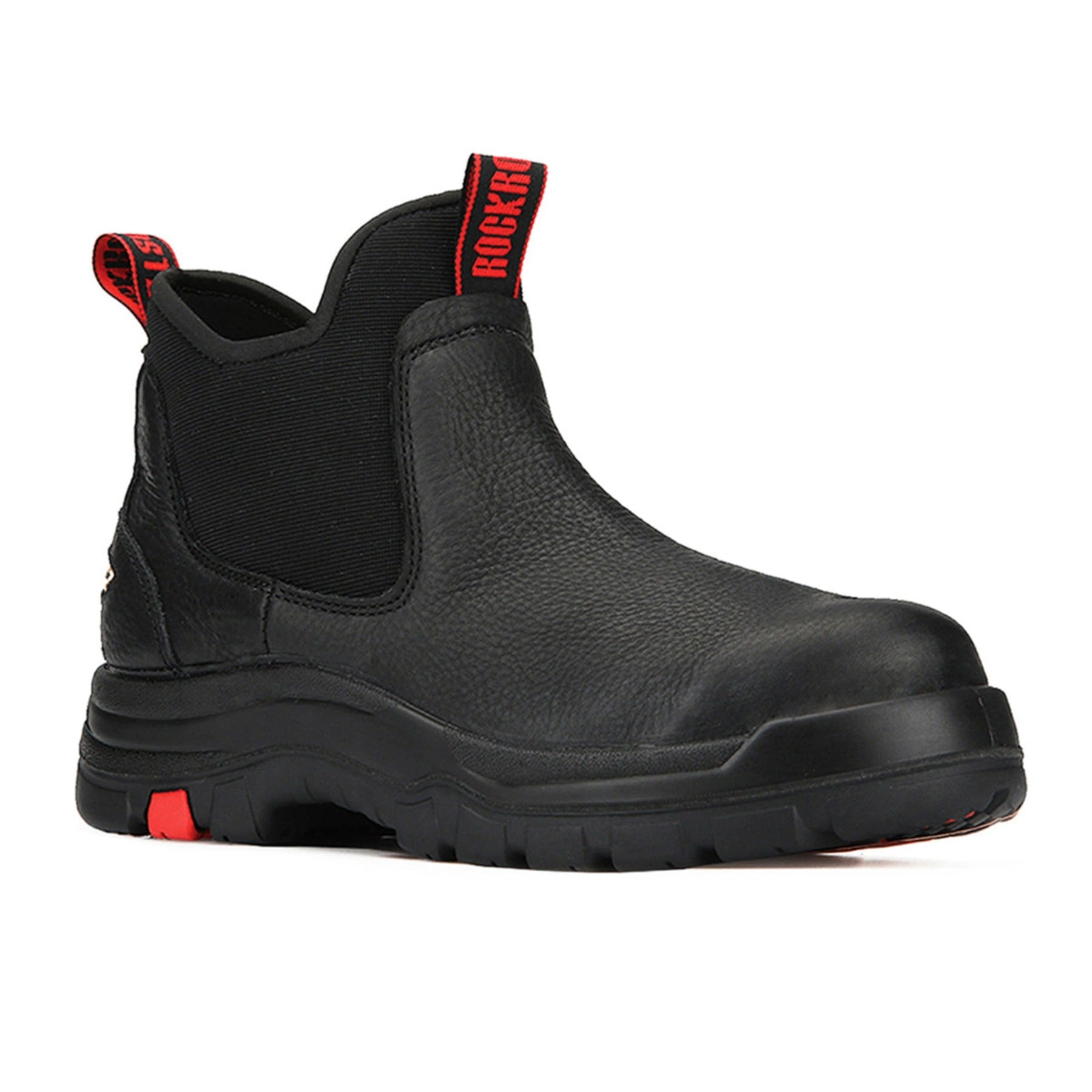 Bottes de Travail ROCKROOSTER : Robustes, Cuir Imperméable, Pied Armoré AK323 – Style et Performance !